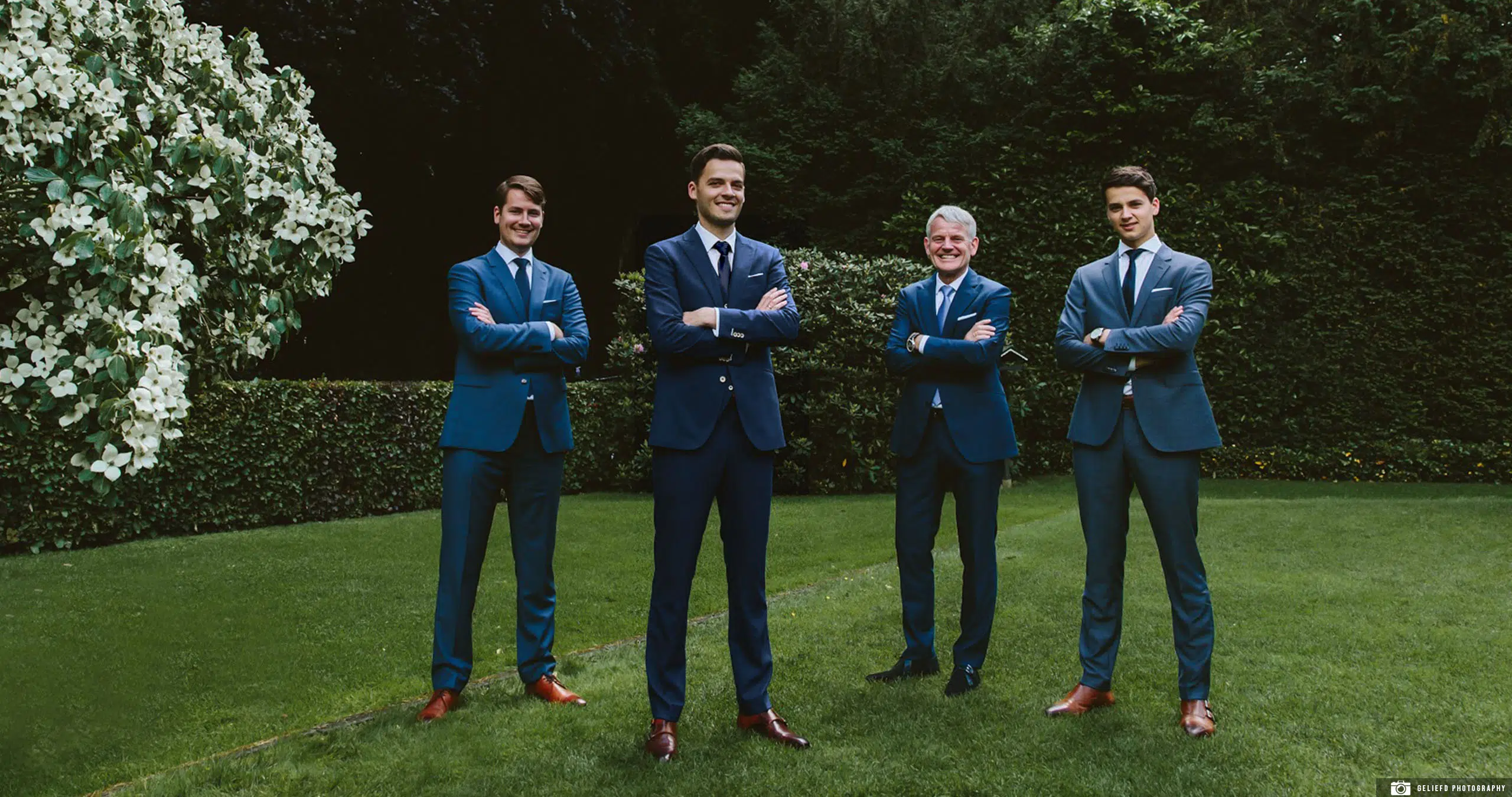 maatpakken in blauw