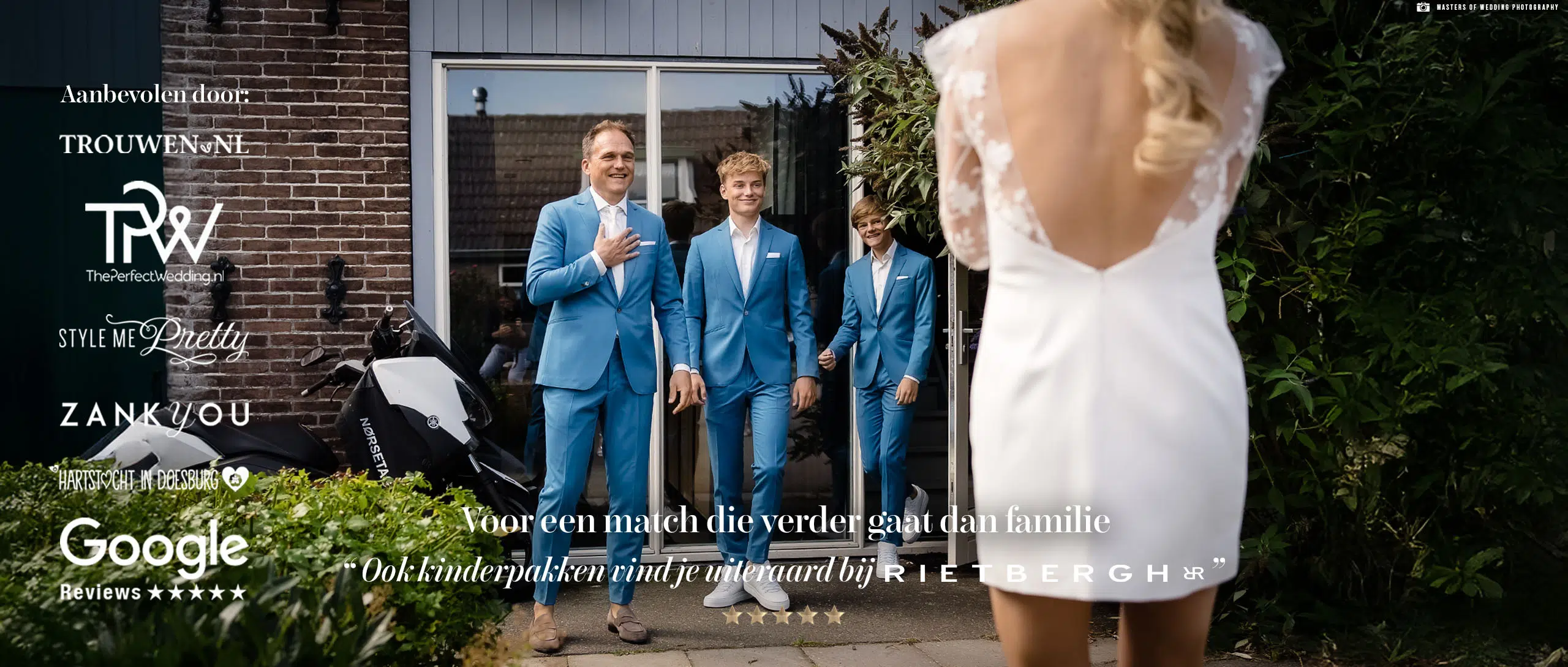 Kinderen in kinderpakken op maat van Rietbergh